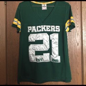 Victoria's Secret pink packers jersey