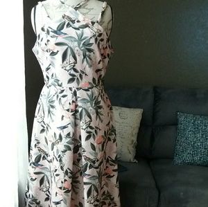 Final price Light pink bird dress petite