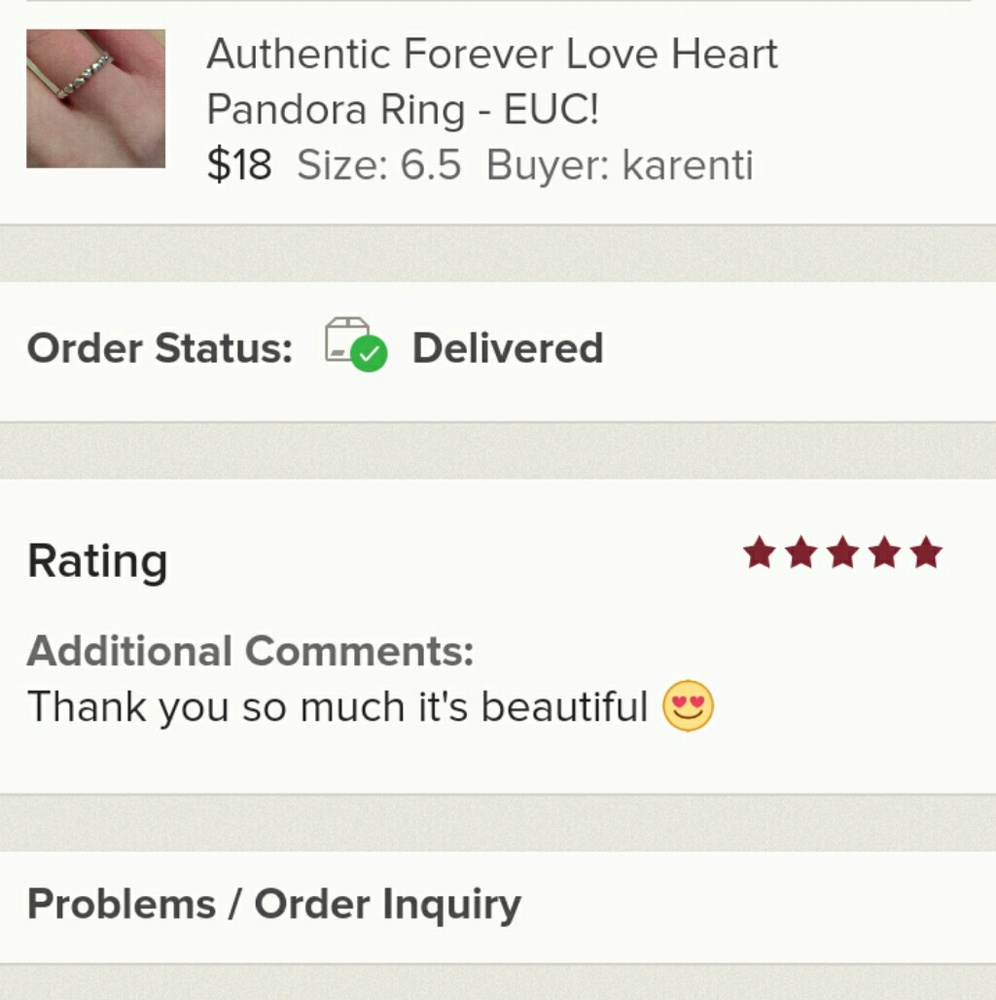 Yay for positive ratings!