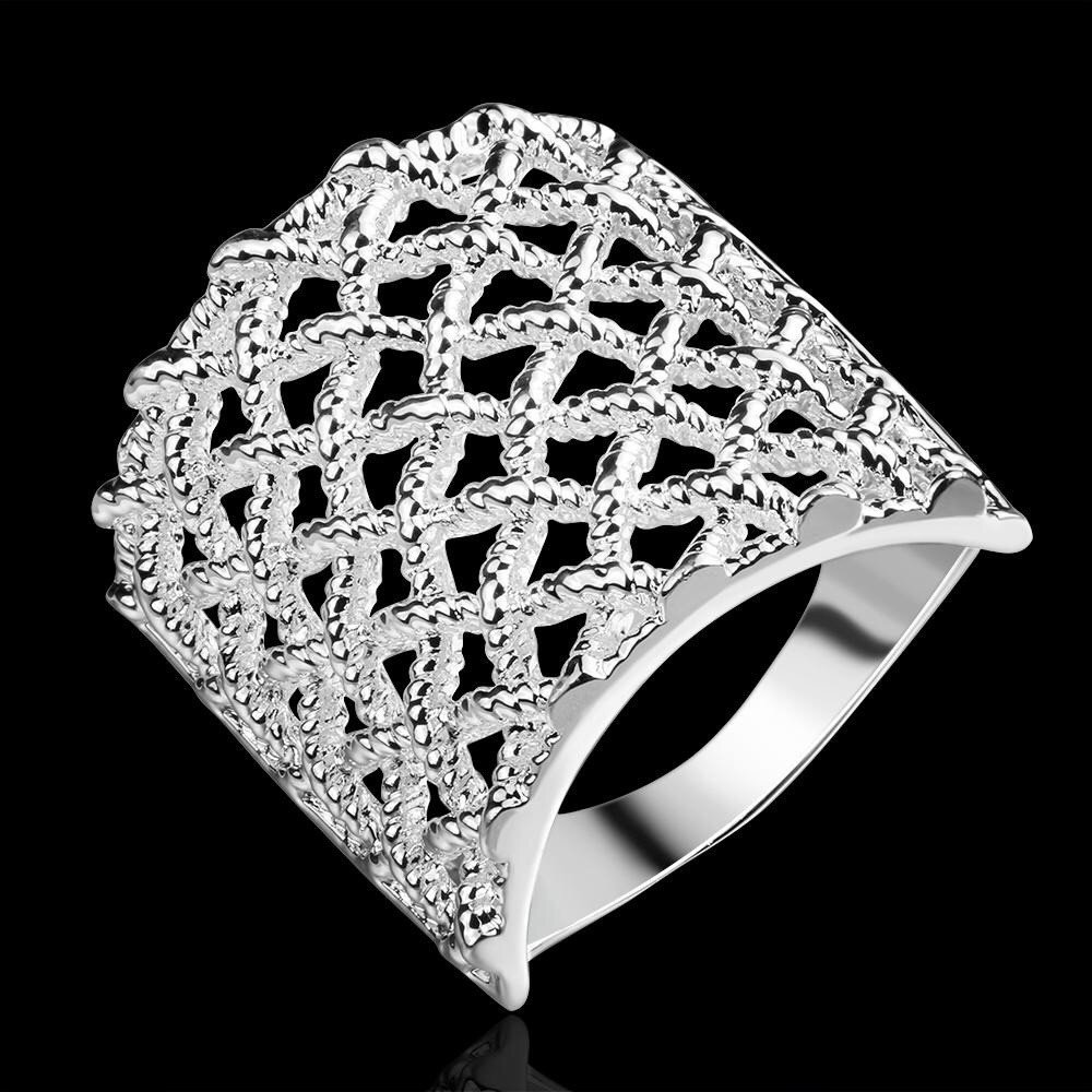 Basket Weave Silver Ring
