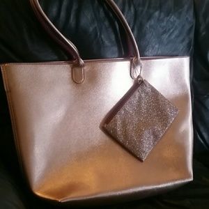 Metallic Pink Tote