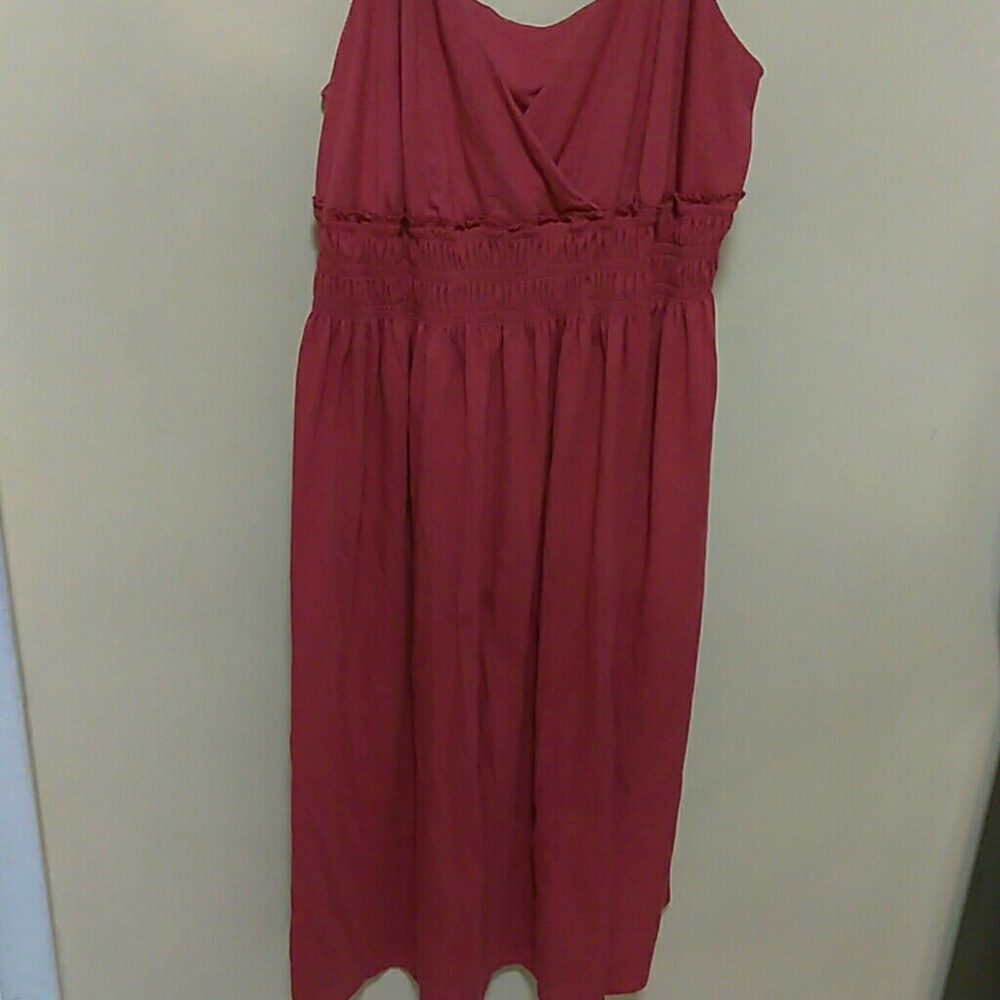 Women's plus size old navy burnt orange sun-dress