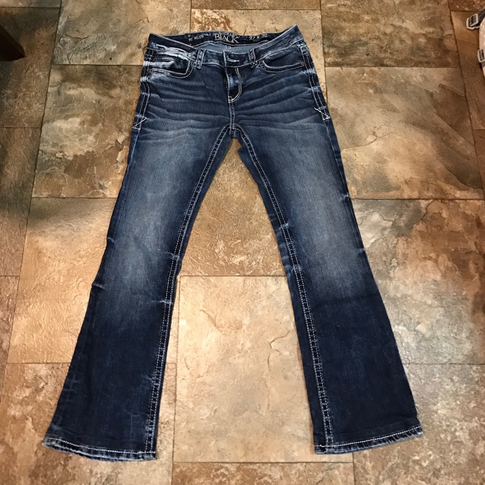 Buckle Black Jeans