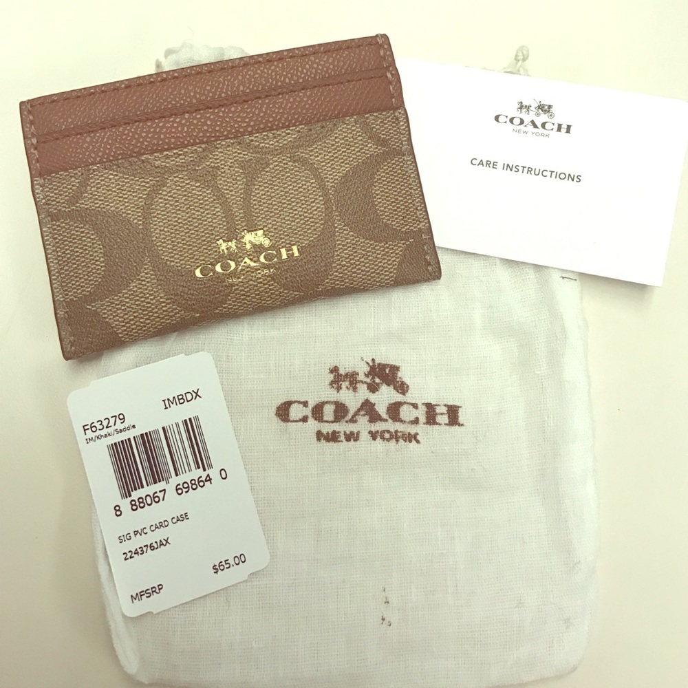 Authentic Coach Card Case