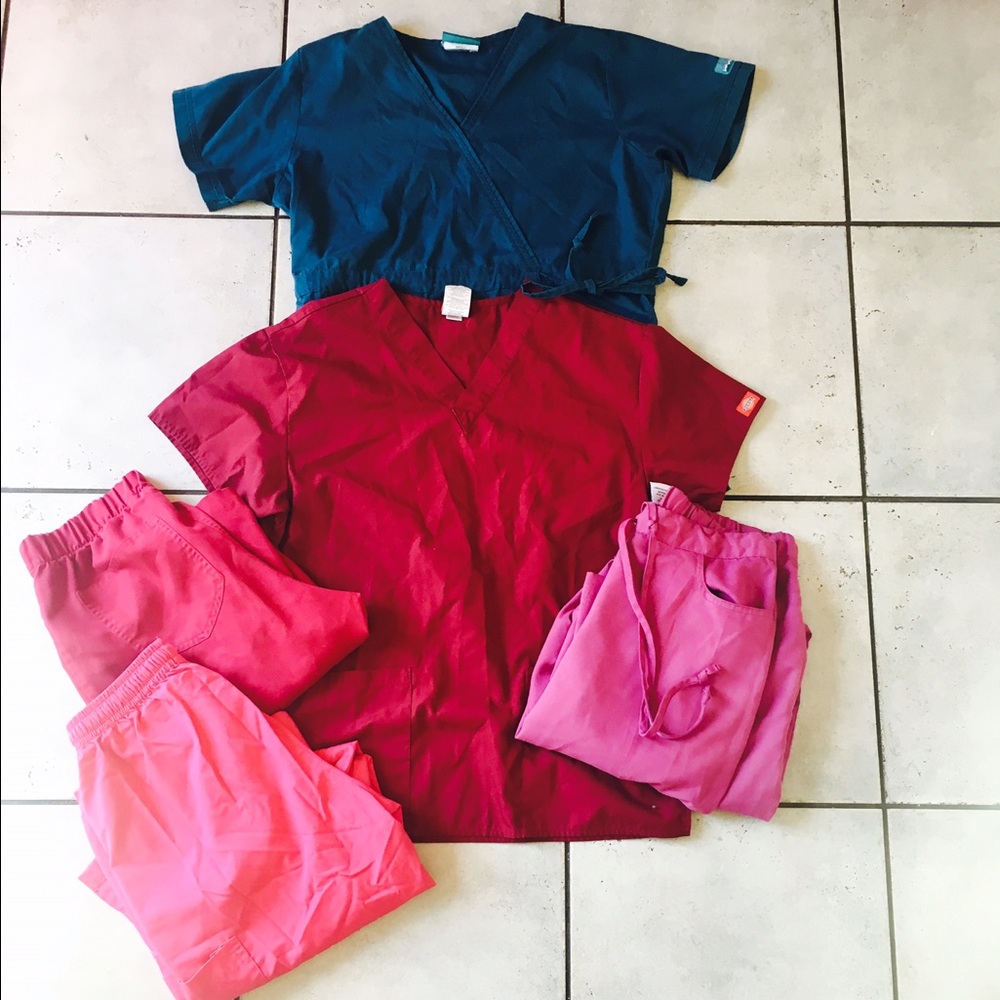 Scrub shirts and pants