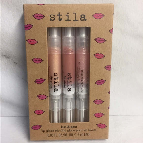Stila Other - Stila Kiss & Pout Lip Glaze Trio