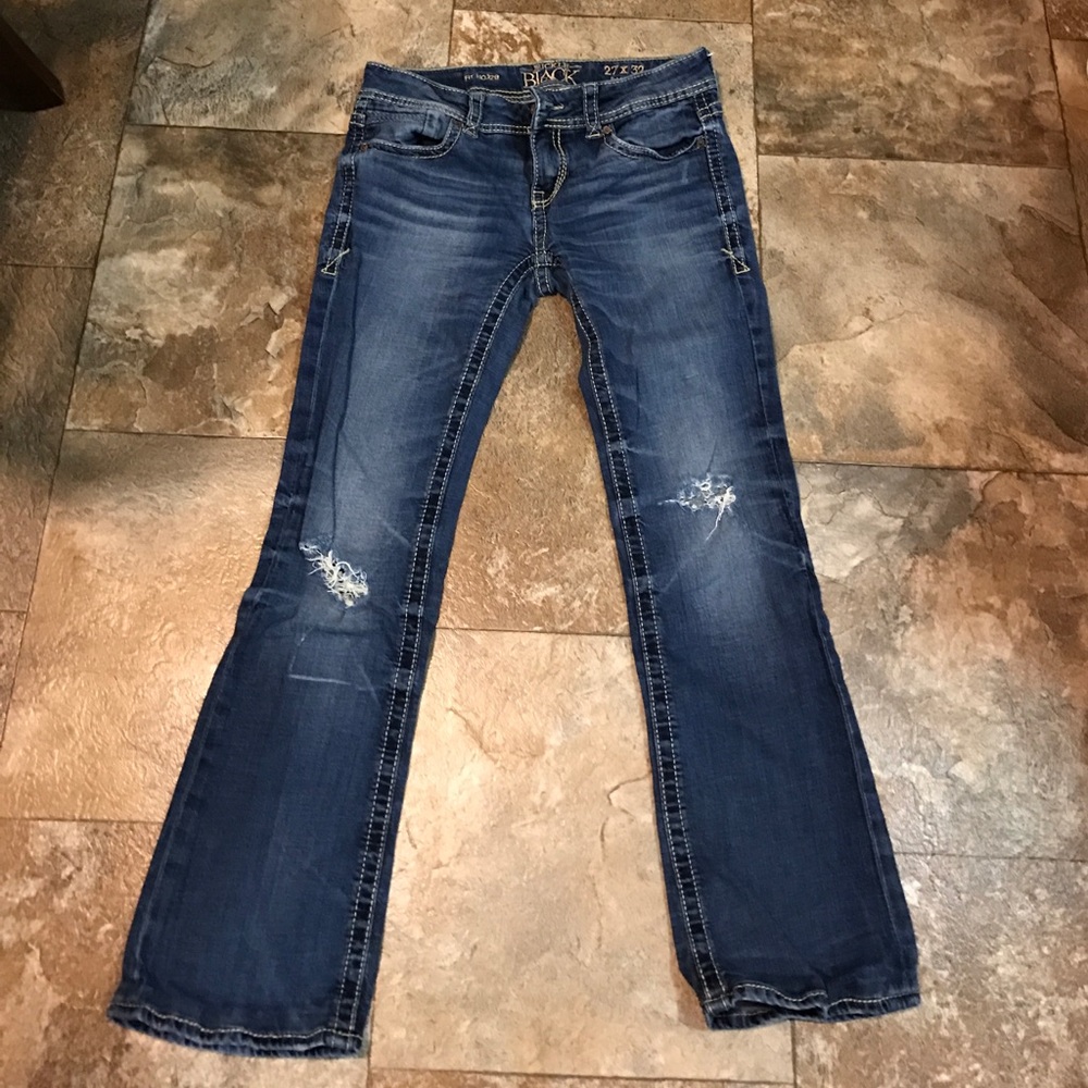 Buckle Black Jeans