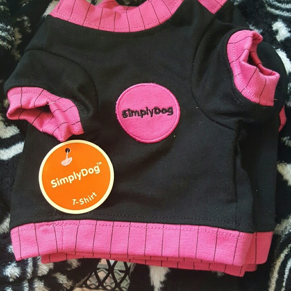 Simply dog Town Tee shirts pink black - Picture 2 of 2
