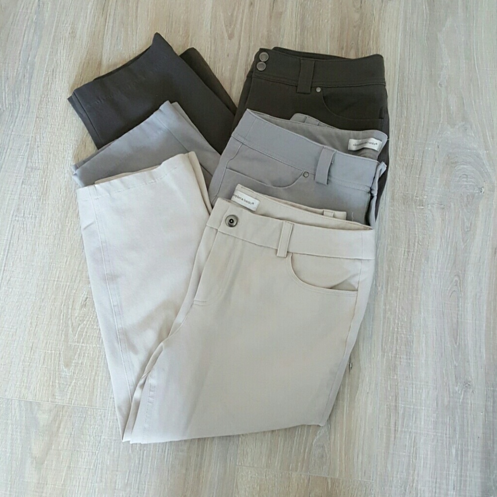 % Bundle of 3 Capris Excellent Condition! Size 10