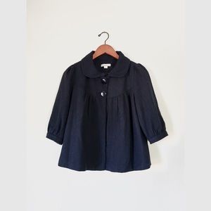 Navy Babydoll Jacket
