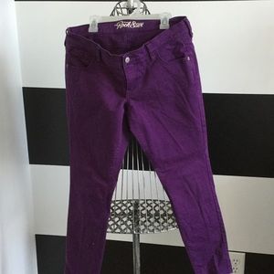 Purple Old Navy ankle pants