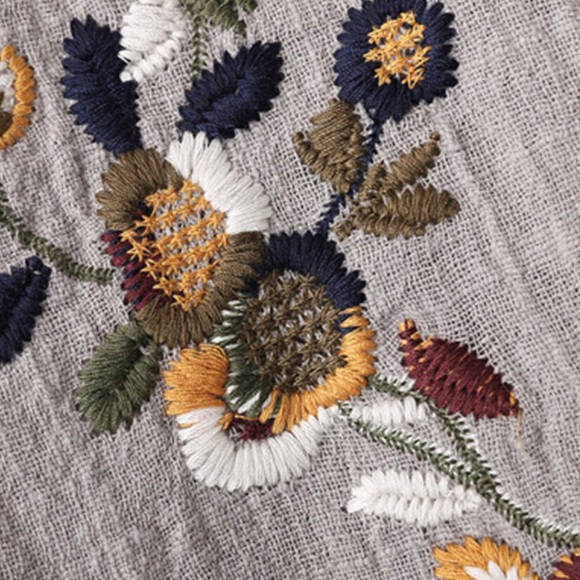 Embroidered Bell Top - Picture 5 of 7