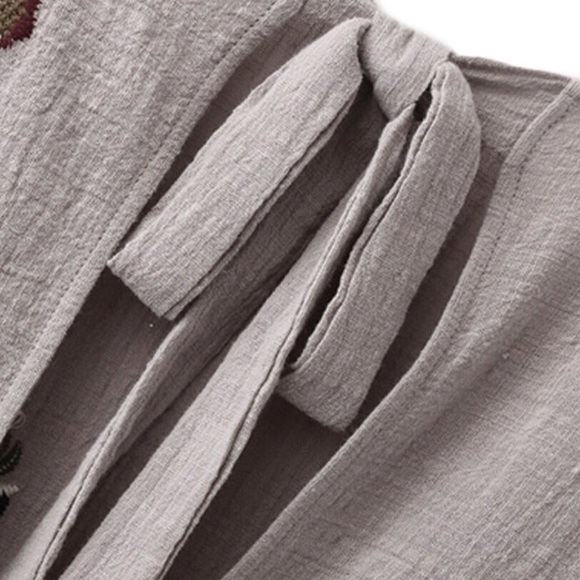 Embroidered Bell Top - Picture 6 of 7