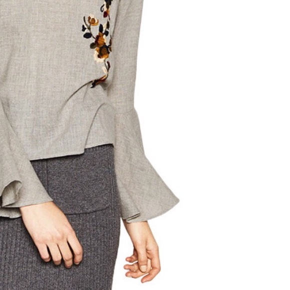 Embroidered Bell Top - Picture 2 of 7