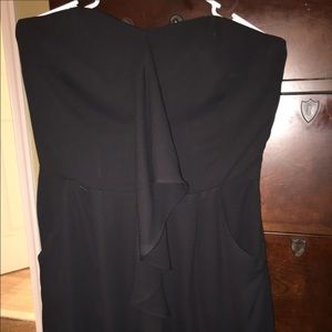 Strapless Black Romper