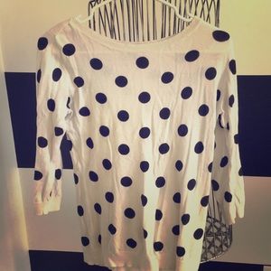 Old navy polka dot shirt