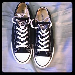 Black Converse Shoes, women's size 9