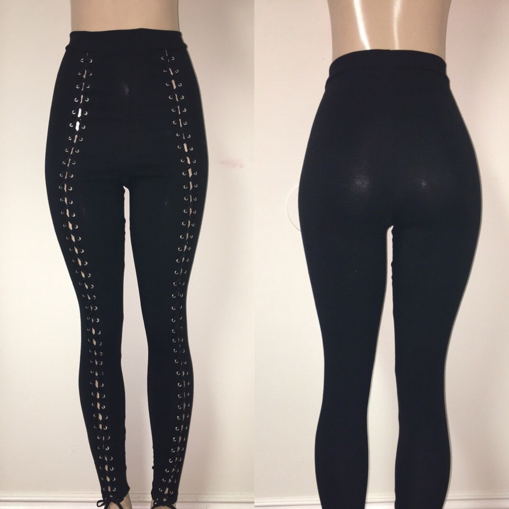 Lace Up Leggings
