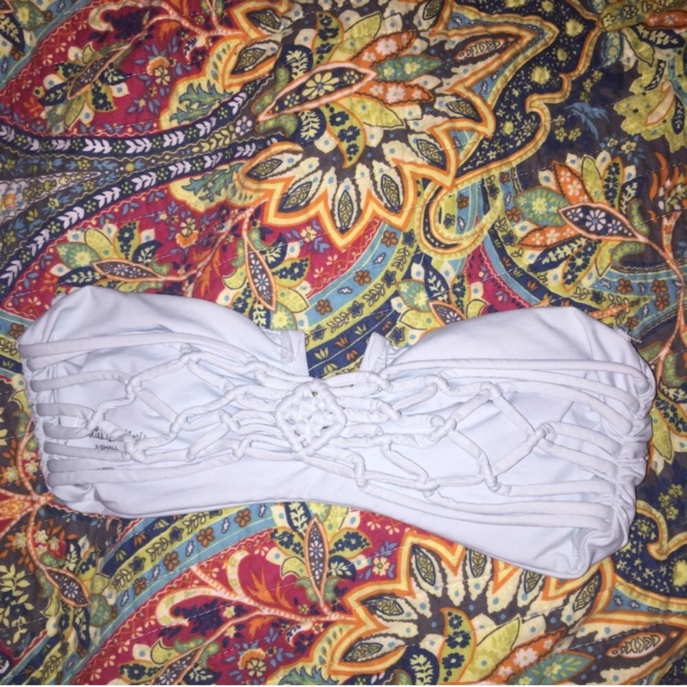 Light Blue Frankie's Strapless Top