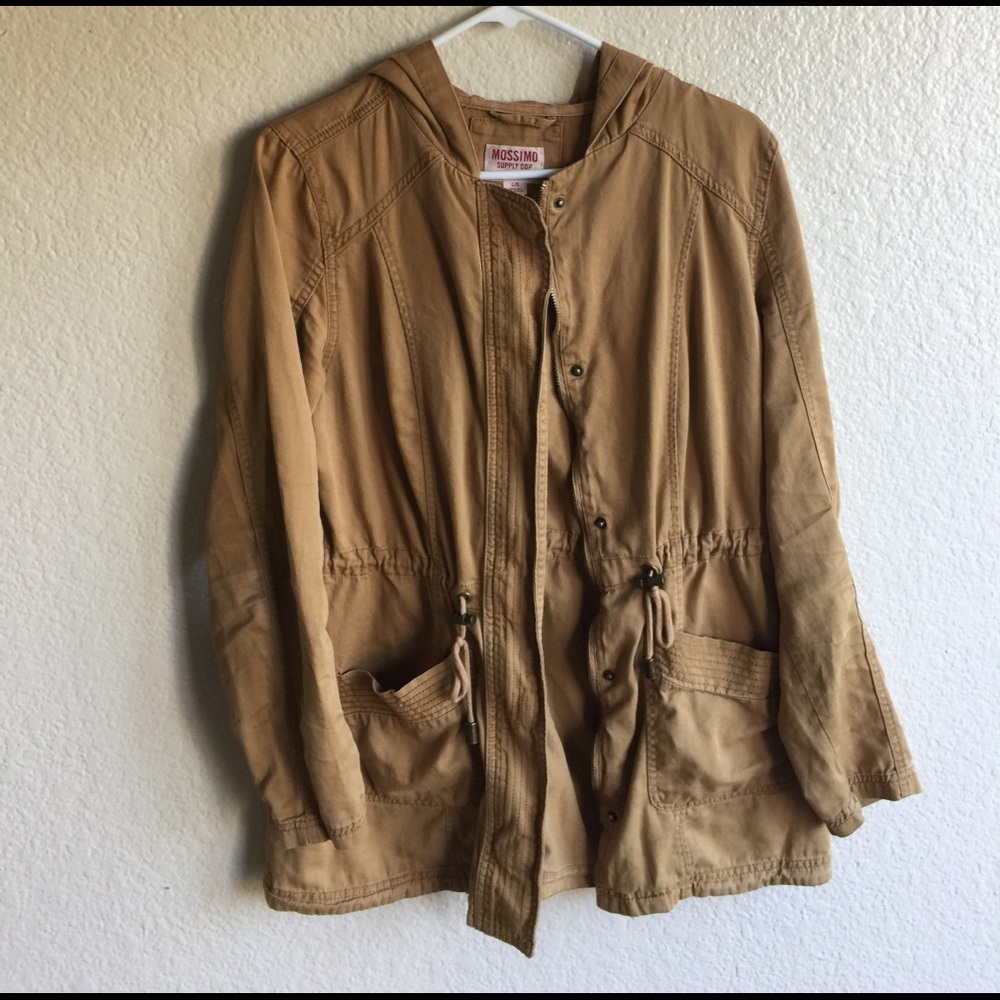 Mid Length Mustard Yellow Light Jacket