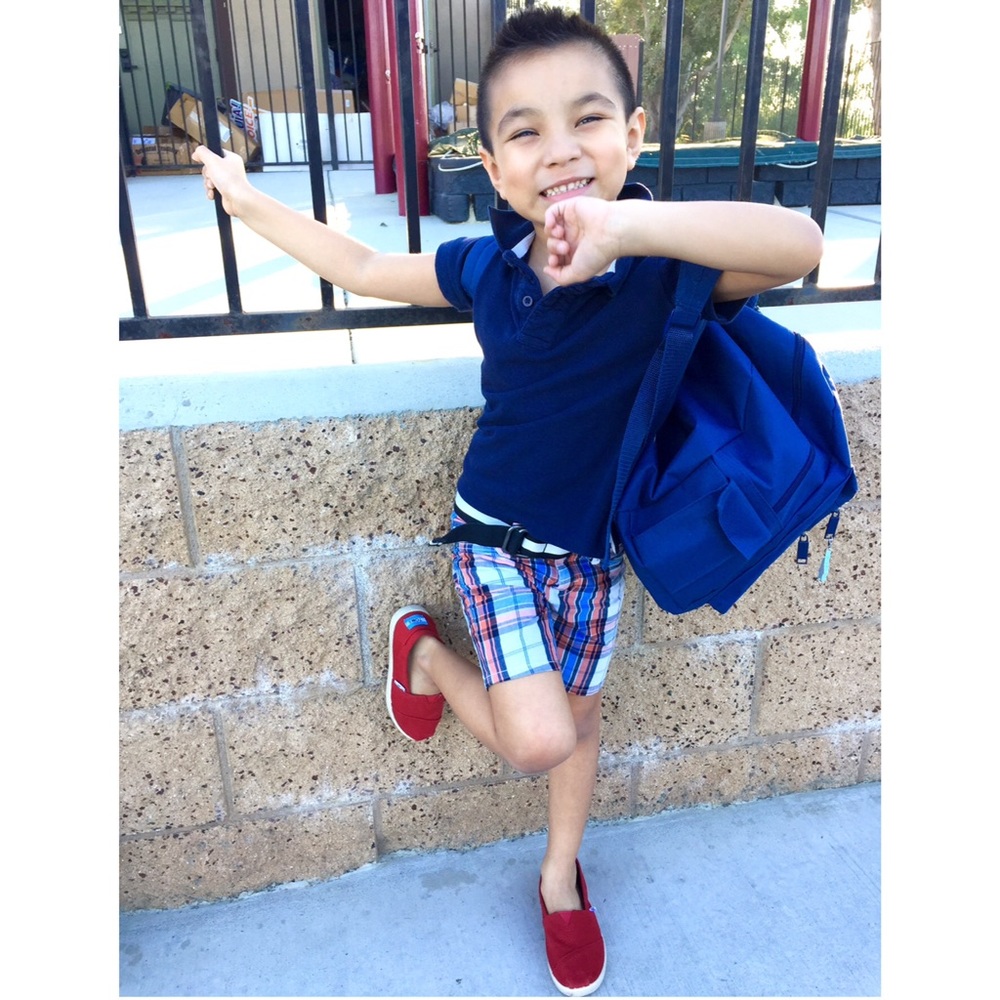 HP🐯 Petit Lem plaid shorts 3T Boy