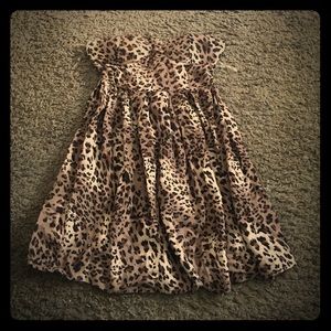Leopard print dress