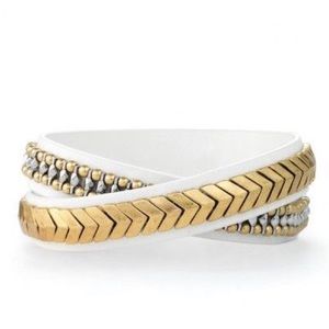S&D Gilded Path Double Wrap Bracelet