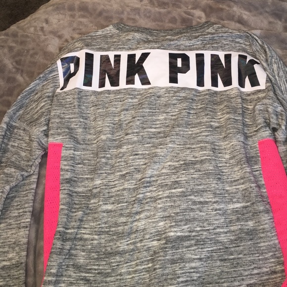 marled oversized gray sweatshirt - Picture 3 of 6