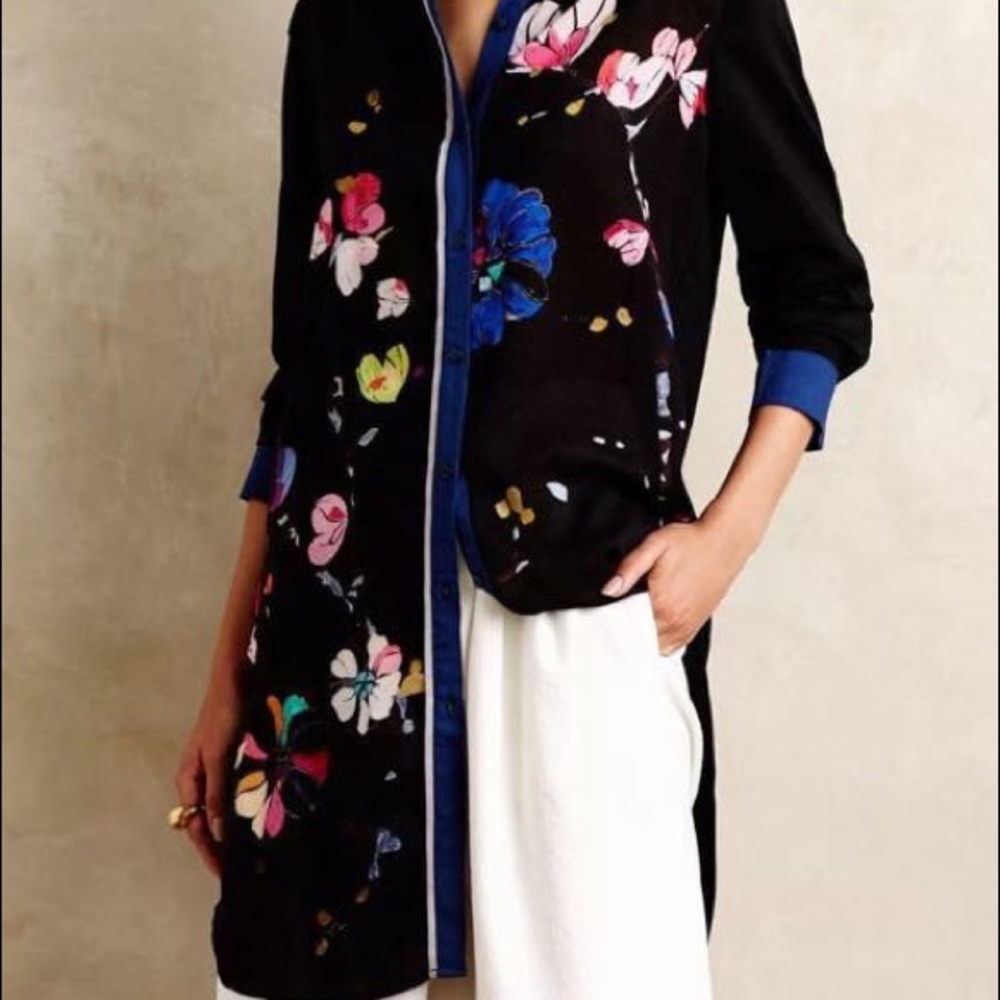 ||Anthropologie|| bl^nk tunic size L