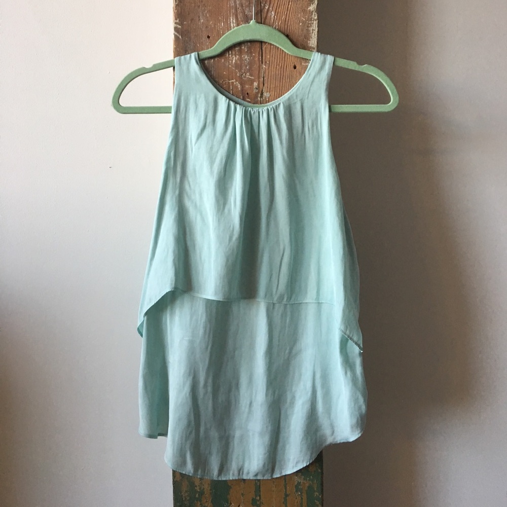 Loft Eyelet Layered Tank