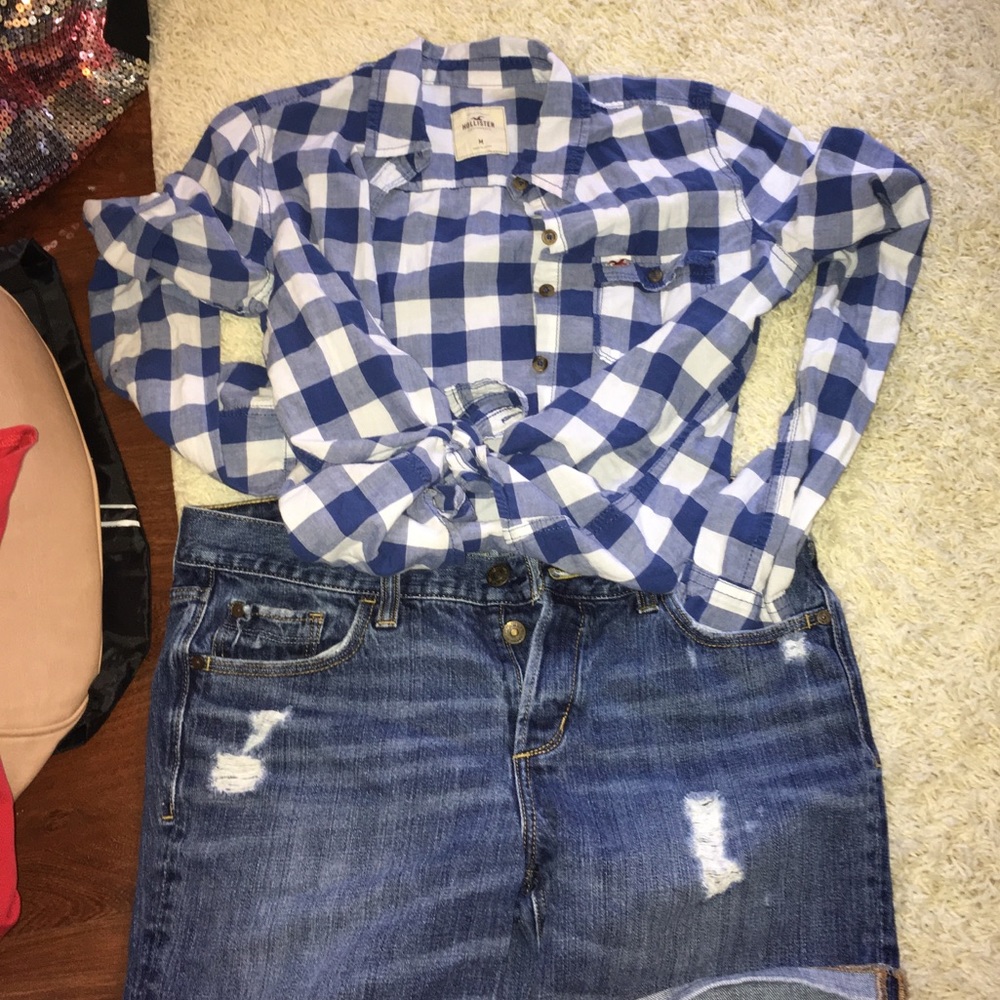 Bundle Hollister medium top Abercrombie w27 short