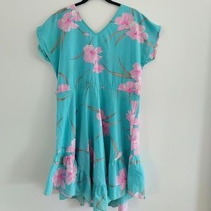 1970's Vintage Hawaiian print sundress