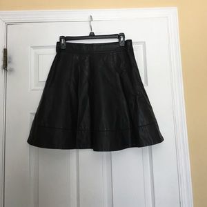 Bebe faux leather skirt
