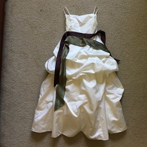 Davids bridal ivory dress size 6