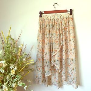 Annabella High Low Skirt! Great For Easter! Size M