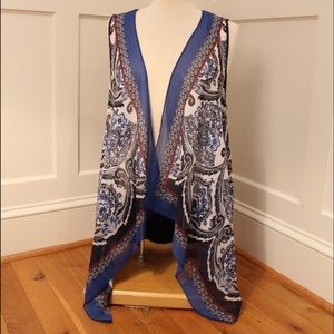 Christopher and Banks Scarf Vest
