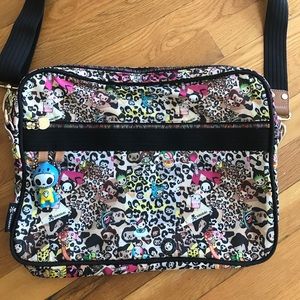 Tokidoki Leopard Print Laptop Bag
