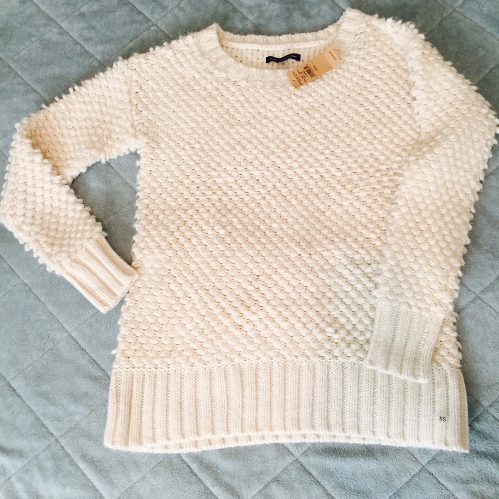 American Eagle Cream Sweater