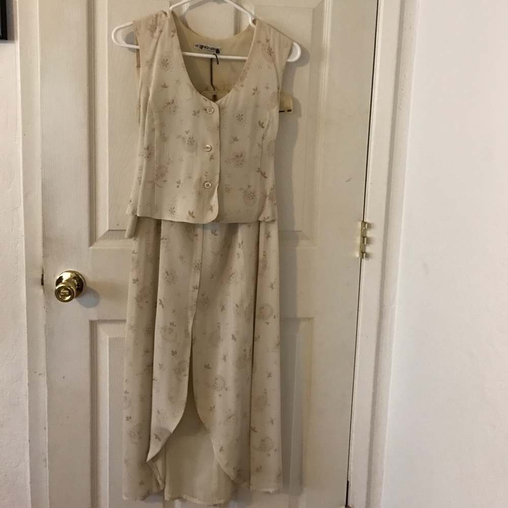 Vintage Armani skirt and top