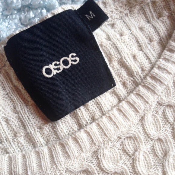 (No longer for sale) ASOS Cream Sweater - Picture 3 of 5