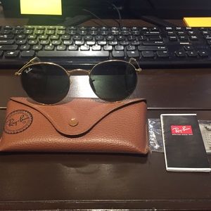 Ray Ban Round Metal Sunglasses