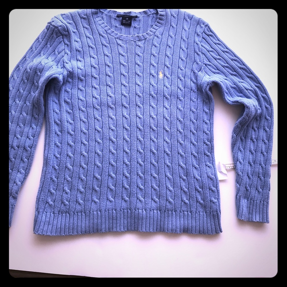 Cable-knit sweater
