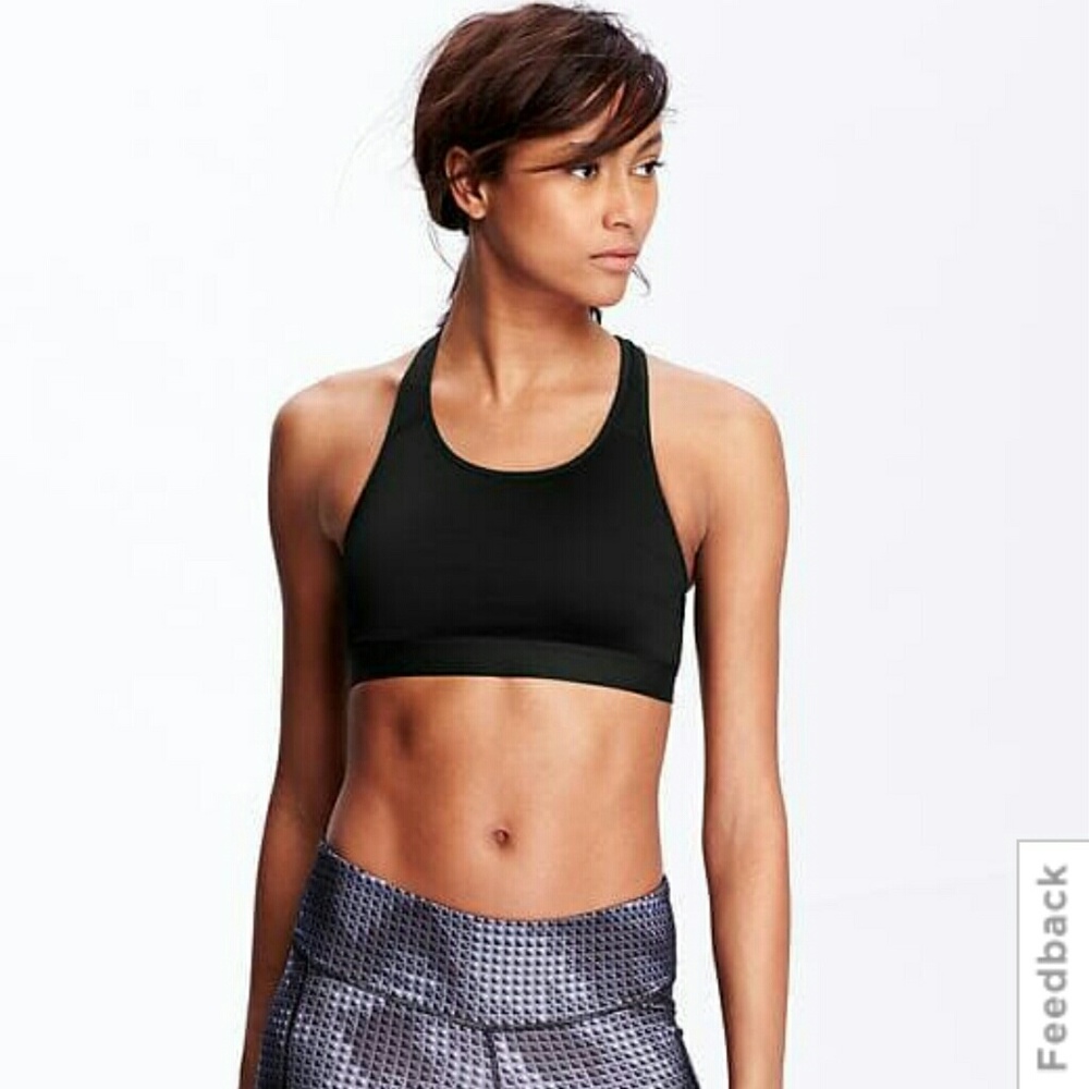 Racer back sports bra