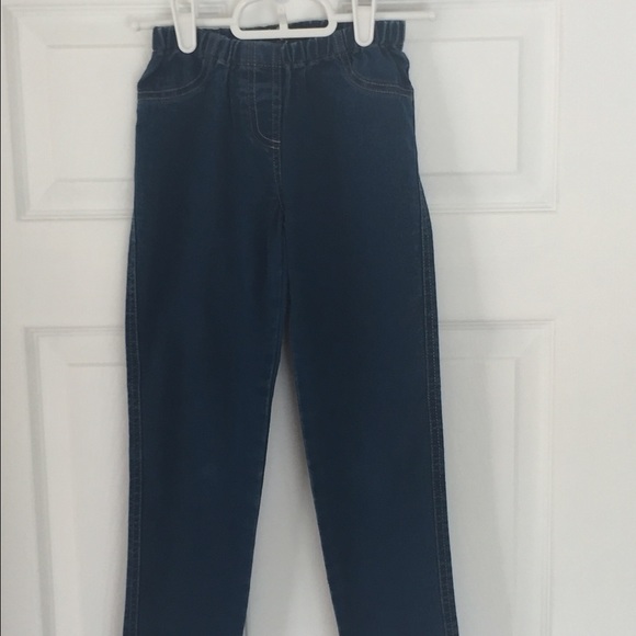 Mini Boden girls denim leggings, size 8 - Picture 1 of 2