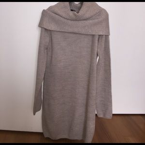 H&M Sweater dress/tunic tan color size Small