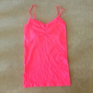 Victoria's Secret neon pink tank top