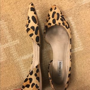 Steve Madden Leopard D'orsay Flat