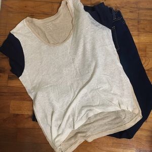 J. Crew linen tee