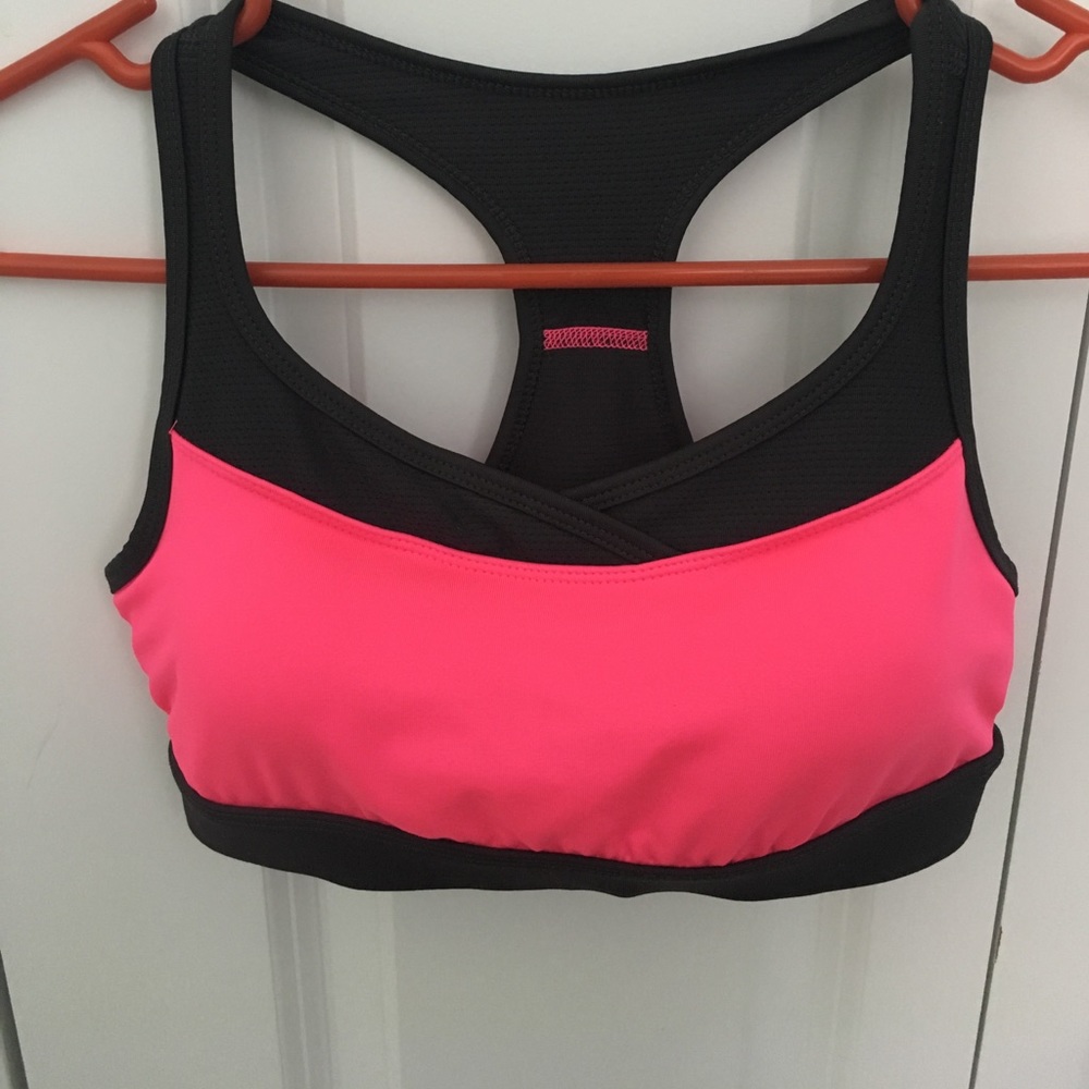 Neon Pink Sports Bra