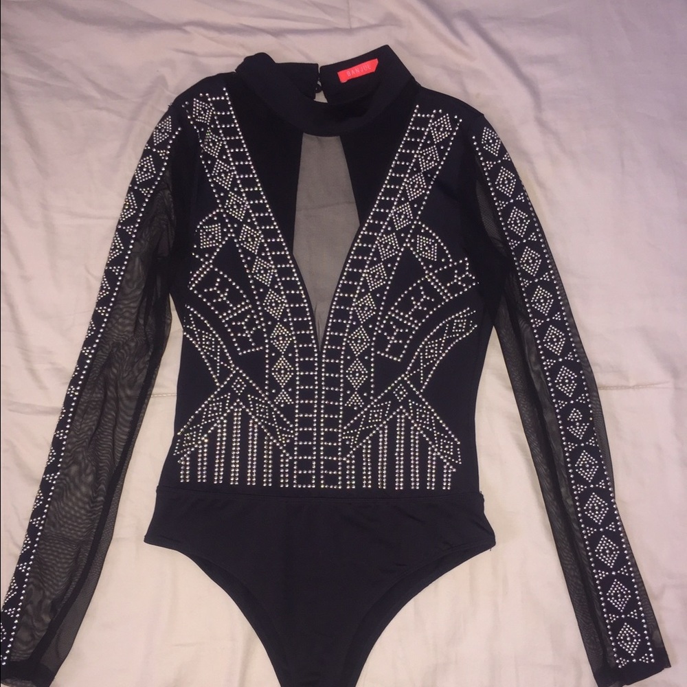 Beautiful Beaded Body Suit